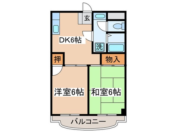 リバーサイド朝日の物件間取画像